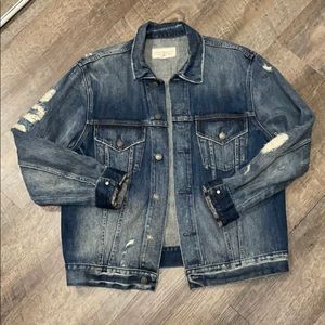 RL Denim and Supply Distressed Denim Jacket
